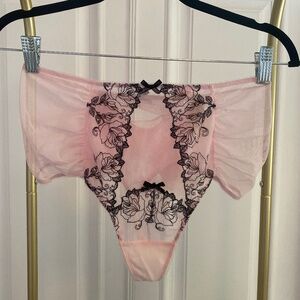 Victoria’s Secret thong with back ruffles
